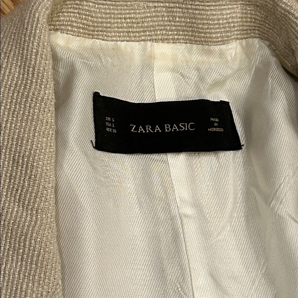 Zara Basic Women's Normcore Textured Lined Scandi… - image 3